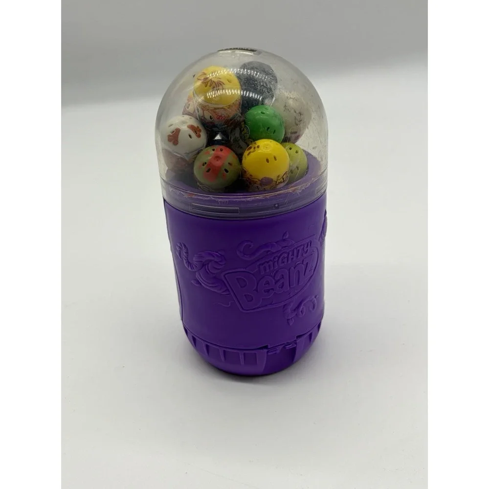 Mighty Beanz Lot of 10 Beanz and Purple Capsule Pod Beanz collection